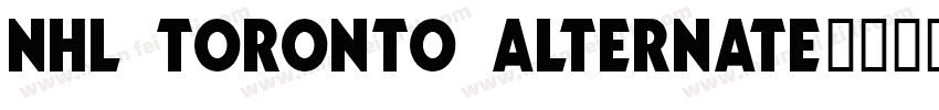 NHL Toronto Alternate字体转换